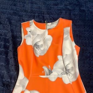 Calvin Klein fitted dress.